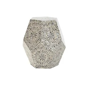 Table d'appoint DKD Home Decor 46 x 46 x 50 cm Gris Beige Nacre noire de DKD Home Decor, Tables - Réf : S3032047, Prix : 77,8...