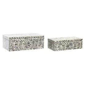 Box-Schmuckkästchen DKD Home Decor Perlmutt Moderne (36 x 20 x 13 cm) von DKD Home Decor, Schmuckaufbewahrung für den Kleider...