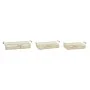 Juego de Bandejas DKD Home Decor Rosa Metal Aluminio 8 cm 40 x 21 x 8 cm (3 Unidades) de DKD Home Decor, Platos y fuentes - R...