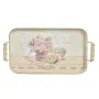 Set di Vassoi DKD Home Decor Rosa Metallo Alluminio 8 cm 40 x 21 x 8 cm (3 Unità) di DKD Home Decor, Piatti e teglie - Rif: S...