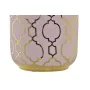 Jarrón DKD Home Decor 13 x 13 x 26 cm Porcelana Rosa Dorado Oriental Cromado de DKD Home Decor, Jarrones - Ref: S3032090, Pre...