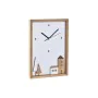 Horloge Murale DKD Home Decor Blanc Marron Bois Maisons Urbaine 20 x 4 x 30 cm de DKD Home Decor, Pendules murales - Réf : S3...