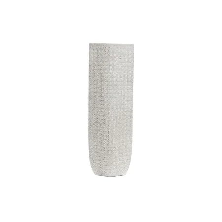 Vaso DKD Home Decor 20 x 12 x 58 cm Bianco Resina Moderno di DKD Home Decor, Vasi - Rif: S3032118, Prezzo: 31,21 €, Sconto: %