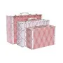 Set de boîtes décoratives DKD Home Decor Toile Bois (40 x 31 x 15 cm) de DKD Home Decor, Boîtes - Réf : S3032124, Prix : 54,0...