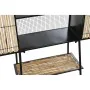 Sideboard DKD Home Decor Black Natural Metal Rattan 65 x 35 x 130,5 cm by DKD Home Decor, Sideboards - Ref: S3032161, Price: ...