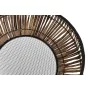 Set de Macetas DKD Home Decor Negro Natural Metal Ratán Cuadrado Bali 50 x 50 x 25,4 cm (2 Unidades) de DKD Home Decor, Macet...