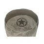 Cojín DKD Home Decor De suelo Gris Poliéster Algodón Estrella Aluminio Vintage (44 x 44 x 44 cm) de DKD Home Decor, Cojines -...