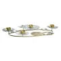 Candelabro DKD Home Decor Espelho Dourado Metal Menta Waterlily (54 x 33 x 8 cm) de DKD Home Decor, Candelabros e suportes pa...