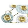 Candelabro DKD Home Decor Espelho Dourado Metal Menta Waterlily (54 x 33 x 8 cm) de DKD Home Decor, Candelabros e suportes pa...