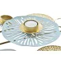 Kerzenleuchter DKD Home Decor Spiegel Gold Metall grün Orientalisch Wasserlilie (54 x 33 x 8 cm) von DKD Home Decor, Kerzenst...