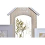 Moldura de Fotos DKD Home Decor Madeira 39 x 3 x 41 cm Natural Planta (2 Unidades) de DKD Home Decor, Molduras de parede e me...