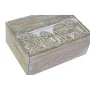 Juego de Cajas Decorativas DKD Home Decor Elefante Blanco Madera de mango 18 x 13 x 8 cm (2 Unidades) de DKD Home Decor, Caja...