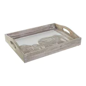 Bandeja de Aperitivos DKD Home Decor Tallado 40,5 x 30,5 x 7 cm Elefante Marrón Indio de DKD Home Decor, Platos y fuentes - R...