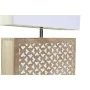 Lâmpada de mesa DKD Home Decor Castanho Poliéster Branco Madeira de mangueira 50 W (33 x 12 x 41 cm) de DKD Home Decor, Cande...