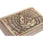 Boîte à bijoux DKD Home Decor Marron Bois de manguier 25 x 17 x 9 cm Brun foncé (2 Unités) de DKD Home Decor, Organiseurs de ...