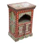 Mesa de Cabeceira DKD Home Decor Vermelho Multicolor Madeira de mangueira Madeira MDF 48 x 36 x 74 cm de DKD Home Decor, Mesi...