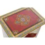 Mesa de Cabeceira DKD Home Decor Vermelho Multicolor Madeira de mangueira Madeira MDF 48 x 36 x 74 cm de DKD Home Decor, Mesi...