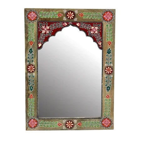 Miroir mural DKD Home Decor Floral Multicouleur Bois MDF (41 x 2 x 56 cm) de DKD Home Decor, Miroirs muraux - Réf : S3032293,...