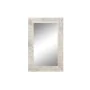 Wall mirror DKD Home Decor Natural White Mango wood (76,5 x 3 x 122 cm) by DKD Home Decor, Wall-Mounted Mirrors - Ref: S30323...