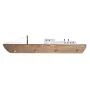 Wall mounted coat hanger DKD Home Decor 91 x 8,5 x 20 cm Natural Wood Barco by DKD Home Decor, Wall Coat Racks - Ref: S303234...