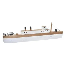 Figura Decorativa DKD Home Decor 59 x 6 x 16 cm Blanco Barco de DKD Home Decor, Adornos - Ref: S3032350, Precio: 25,41 €, Des...