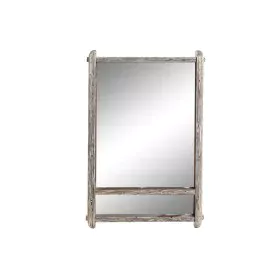 Wall mirror DKD Home Decor Natural Wood Crystal Vintage 47 x 8 x 70 cm by DKD Home Decor, Wall-Mounted Mirrors - Ref: S303235...