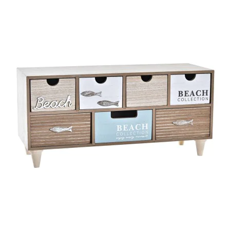 Box-Schmuckkästchen DKD Home Decor 40 x 16 x 19 cm Holz Braun türkis von DKD Home Decor, Schmuckaufbewahrung für den Kleiders...