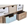 Box-Schmuckkästchen DKD Home Decor 40 x 16 x 19 cm Holz Braun türkis von DKD Home Decor, Schmuckaufbewahrung für den Kleiders...