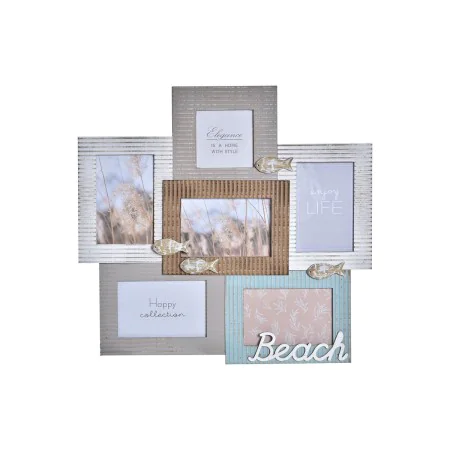 Cornice Portafoto DKD Home Decor Beach 46,5 x 2 x 44,5 cm Legno Marinaio di DKD Home Decor, Cornici da parete e da tavolo - R...