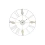 Orologio da Parete DKD Home Decor 39 x 3,5 x 39 cm Metallo Marrone Bianco Legno MDF Mediterraneo Pesci di DKD Home Decor, Oro...