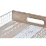 Vassoio per aperitivi DKD Home Decor Marrone Legno Mediterraneo Pesci 39 x 23 x 5 cm di DKD Home Decor, Piatti e teglie - Rif...