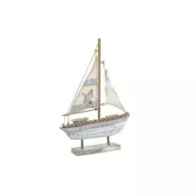 Figurine Décorative DKD Home Decor Gris Bois Polyester (29 x 6 x 42 cm) de DKD Home Decor, Objets de décoration - Réf : S3032...