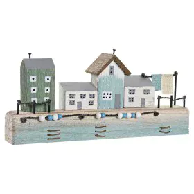 Figura Decorativa DKD Home Decor Azul 38,5 x 5,8 x 17,2 cm Natural Porto de DKD Home Decor, Adornos - Ref: S3032475, Preço: 1...