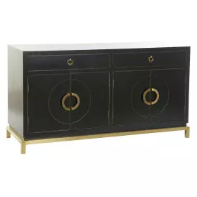 Sideboard DKD Home Decor Black Golden Metal Poplar 150 x 50 x 80 cm by DKD Home Decor, Sideboards - Ref: S3032521, Price: 910...