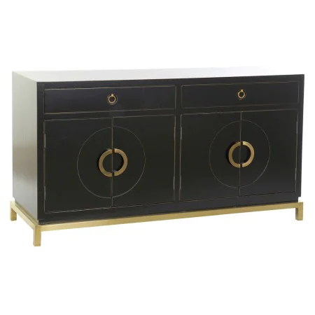 Sideboard DKD Home Decor Black Golden Metal Poplar 150 x 50 x 80 cm by DKD Home Decor, Sideboards - Ref: S3032521, Price: 819...