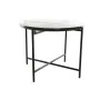 Mesa de apoio DKD Home Decor Cristal Preto Metal Moderno (50 x 50 x 42 cm) de DKD Home Decor, Jogos de móveis - Ref: S3032582...