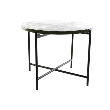 Table d'appoint DKD Home Decor Verre Noir Métal Moderne (50 x 50 x 42 cm) de DKD Home Decor, Tables - Réf : S3032582, Prix : ...