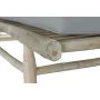 Sun-lounger DKD Home Decor Natural Teak Polyester Light grey (209 x 86 x 35 cm) by DKD Home Decor, Sunloungers - Ref: S303263...