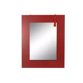 Wandspiegel DKD Home Decor Spiegel Tanne Rot Schwarz MDF (70 x 2 x 90 cm) von DKD Home Decor, Wandspiegel - Ref: S3032658, Pr...