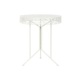 Mesa auxiliar DKD Home Decor Metal Blanco (60 x 60 x 70 cm) de DKD Home Decor, Mesas - Ref: S3032671, Precio: 67,28 €, Descue...