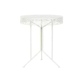 Mesa auxiliar DKD Home Decor Metal Blanco (60 x 60 x 70 cm) de DKD Home Decor, Mesas - Ref: S3032671, Precio: 58,94 €, Descue...