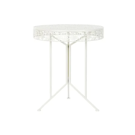 Side table DKD Home Decor Metal White (60 x 60 x 70 cm) by DKD Home Decor, Tables - Ref: S3032671, Price: 67,28 €, Discount: %