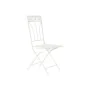 Chaise de jardin DKD Home Decor Blanc Métal 40 x 48 x 93 cm de DKD Home Decor, Chaises de table de jardin - Réf : S3032672, P...