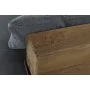 Divano DKD Home Decor Naturale Grigio Poliestere Alluminio Legno Riciclato (224 x 95 x 82 cm) di DKD Home Decor, Divani - Rif...