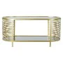 Mesa de Centro DKD Home Decor Metal Cristal 101,5 x 46 x 46 cm de DKD Home Decor, Jogos de móveis - Ref: S3032703, Preço: 237...