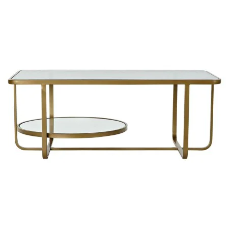 Mesa de Centro DKD Home Decor Metal Cristal 90 x 50 x 35 cm de DKD Home Decor, Jogos de móveis - Ref: S3032709, Preço: 212,52...