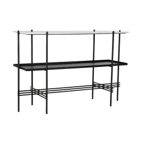 Consola DKD Home Decor Negro Metal Blanco Mármol Moderno (120 x 40 x 80 cm) de DKD Home Decor, Mesas - Ref: S3032719, Precio:...