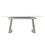 Mesa de Comedor DKD Home Decor Cristal Dorado Metal Blanco (140 x 80 x 76 cm) de DKD Home Decor, Mesas - Ref: S3032758, Preci...