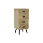 Cajonera DKD Home Decor Natural Negro Metal MDF (37 x 30 x 80 cm) de DKD Home Decor, Cómodas y cajoneras - Ref: S3032778, Pre...