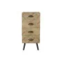 Cómoda DKD Home Decor Natural Preto Metal MDF (37 x 30 x 80 cm) de DKD Home Decor, Cómodas e camiseiros - Ref: S3032778, Preç...